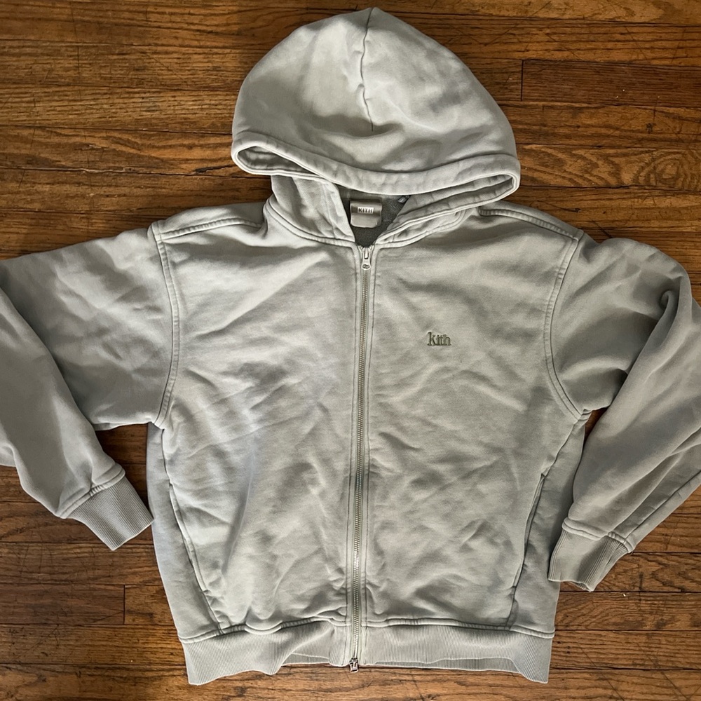 Kith Women's Gray Hoodie Sweater